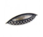 (3173) 5 1/8" Cup Pull With Braid Detail Jeffery Alexander Ashton ** CALL STORE FOR AVAILABILITY AND TO PLACE ORDER **