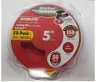 Diablo 5 in. 150-Grit Random Orbital Sanding Disc with StickFast Backing and Easy Pull Tabs (50-Pack)  ** CALL STORE FOR AVAILABILITY AND TO PLACE ORDER **