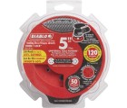 Diablo 5 in. 120-Grit Universal Hole Random Orbital Sanding Disc with Hook and Lock Backing (50-Pack)  ** CALL STORE FOR AVAILABILITY AND TO PLACE ORDER **