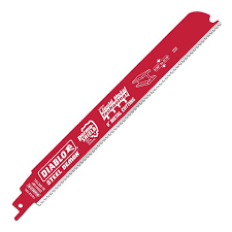 Diablo 9 in x 14-18 Teeth per in Medium Metal Cutting Reciprocating Saw Blade ** CALL STORE FOR AVAILABILITY AND TO PLACE ORDER ** Diablo 9 in x 14-18 Teeth per in Medium Metal Cutting Reciprocating Saw Blade ** CALL STORE FOR AVAILABILITY AND TO PLACE ORDER **