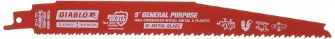 Diablo 9 in x 8-14 Teeth per in General Purpose Reciprocating Saw Blade ** CALL STORE FOR AVAILABILITY AND TO PLACE ORDER ** Diablo 9 in x 8-14 Teeth per in General Purpose Reciprocating Saw Blade ** CALL STORE FOR AVAILABILITY AND TO PLACE ORDER **