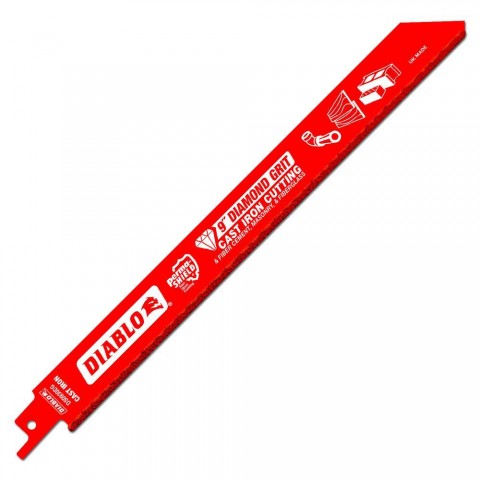 Diablo 9 in. Diamond Grit Cast Iron Cutting Reciprocating Saw Blade ** CALL STORE FOR AVAILABILITY AND TO PLACE ORDER ** Diablo 9 in. Diamond Grit Cast Iron Cutting Reciprocating Saw Blade ** CALL STORE FOR AVAILABILITY AND TO PLACE ORDER **
