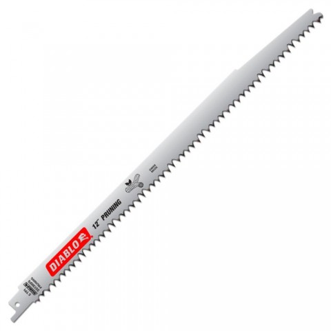 Diablo 12 in. x 5-Teeth per in. Fleam Ground/Pruning Reciprocating Saw Blade ** CALL STORE FOR AVAILABILITY AND TO PLACE ORDER ** Diablo 12 in. x 5-Teeth per in. Fleam Ground/Pruning Reciprocating Saw Blade ** CALL STORE FOR AVAILABILITY AND TO PLACE ORDER **