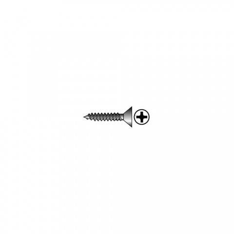 (L421)  6 X 1/2" - #6 Gauge Hinge Screws, Flat Head, Phillips Drive, Zinc 500pcs  ** CALL STORE FOR AVAILABILITY AND TO PLACE ORDER **
