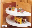 (RAS-6882-33-11-570)  Rev-A-Shelf 33in Half Moon Shelf Set - 2-Shelf Pivot & Slide (White)  ** CALL STORE FOR AVAILABILITY AND TO PLACE ORDER **